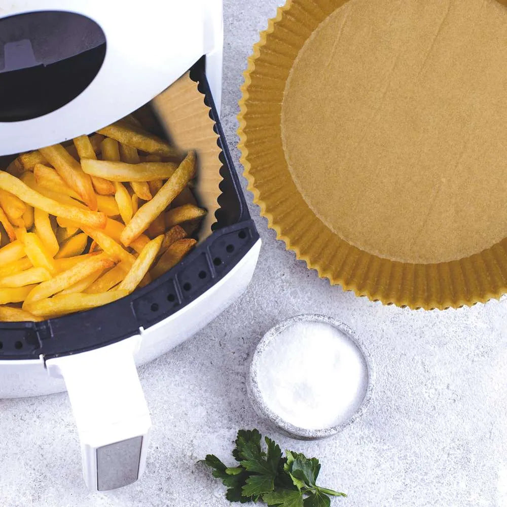 Round Air Fryer Parchment Liners, 100 Ct by Norpro