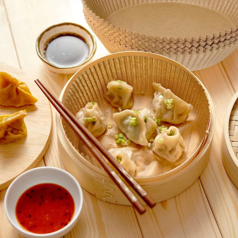 Round Air Fryer Parchment Liners, 100 Ct by Norpro