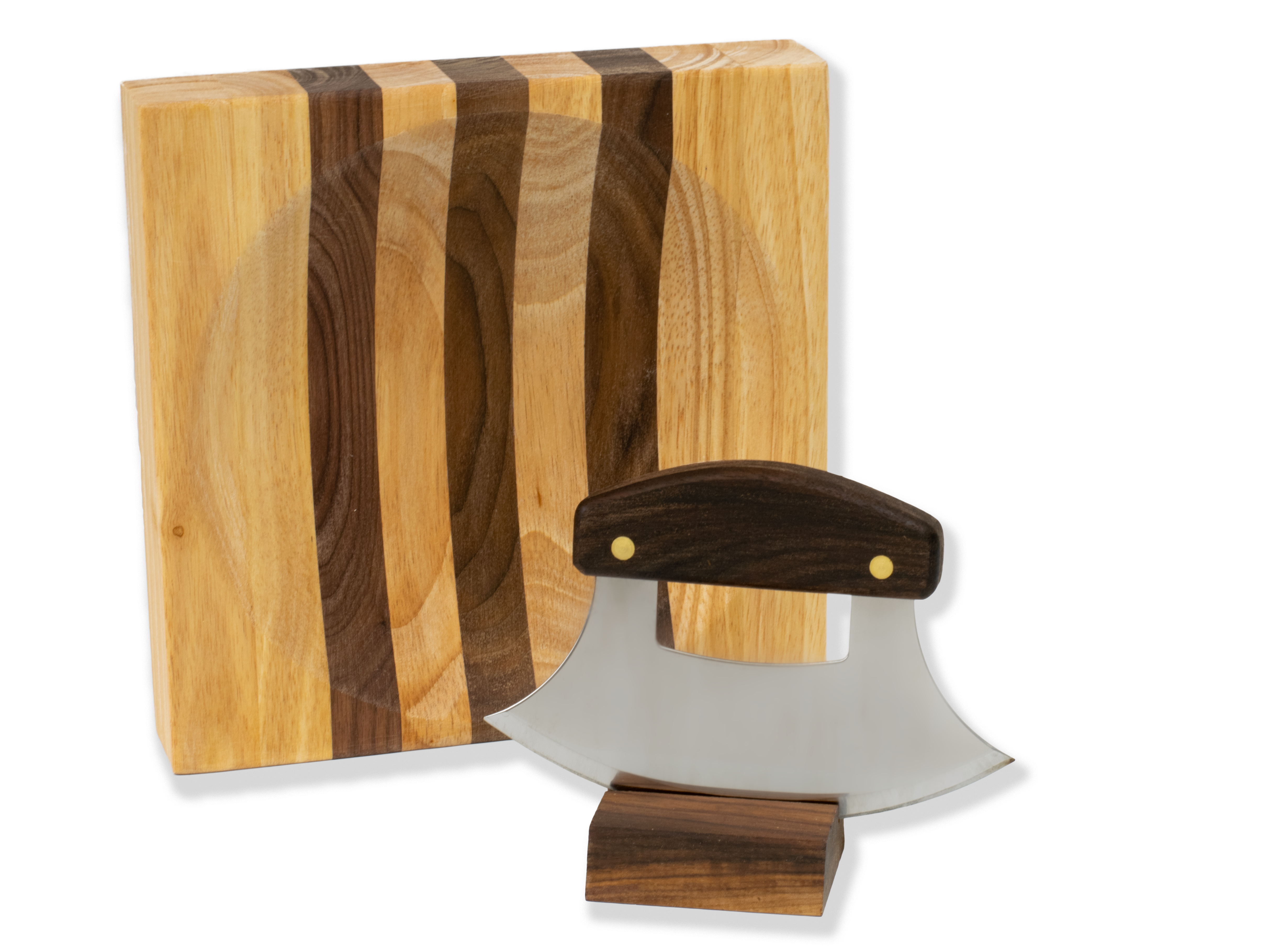 Alaskan Ulu Knife Chopping Bowlウルナイフ Ulu-Knife-and-Chopping-Bowl-