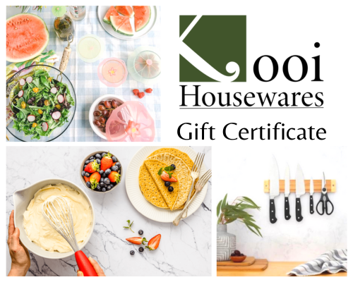 Kooi Housewares Gift Card