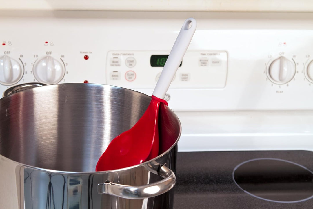 Ready for use - Canning Ladle hooks on canning pot