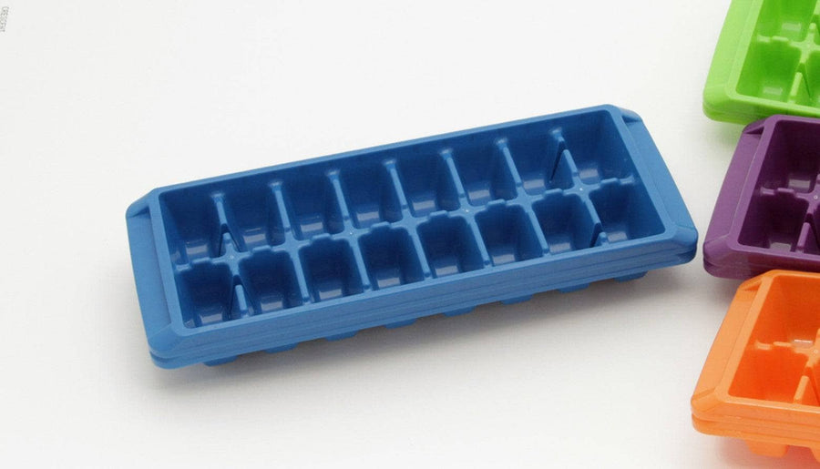 Plastic ice cube trays