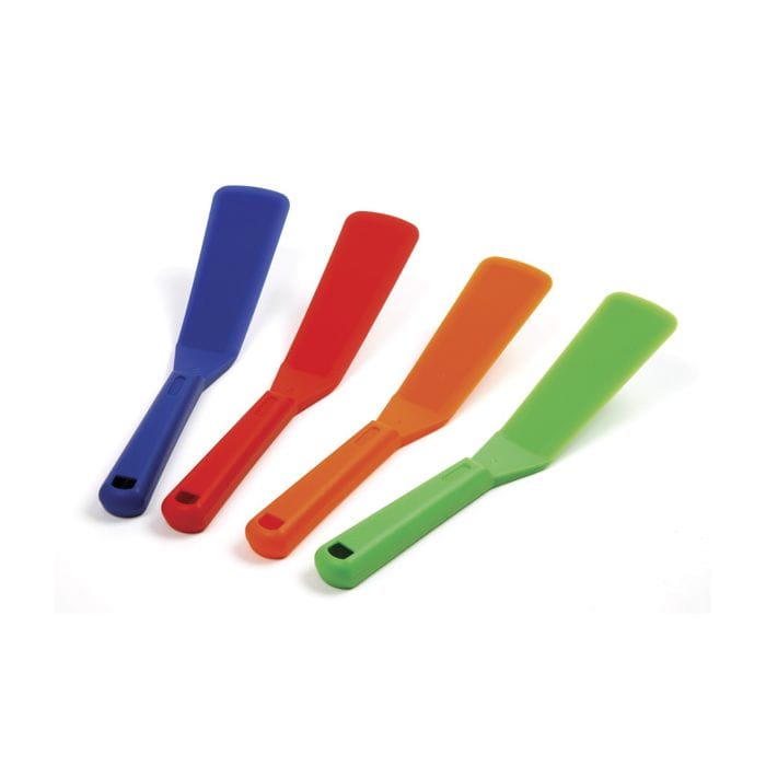 Flexible Silicone Spatula Set Heat Resistant Non Stick - Red,Orange,Blue