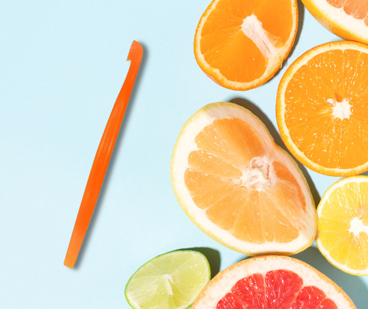 Citrus Peeler Fruit Tool for Peeling Lemons, Limes, Oranges, and Grapefruits by R&M