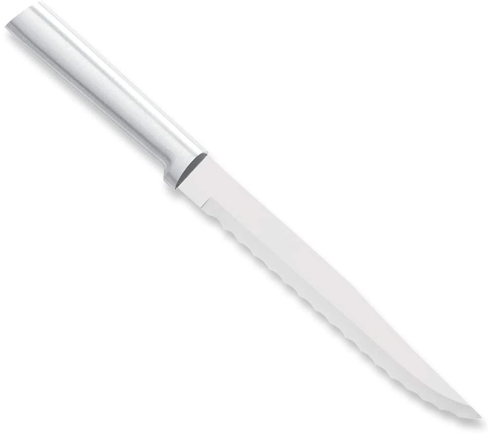 Rada Cutlery Carving Knife Set Stainless Steel 2-Piece Carving Set with Stainless Steel Black Resin Handles