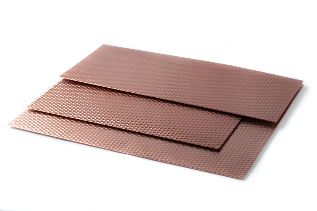 Range Kleen Insulated Countertop Protector Mats Copper / 3 Pack - 17" x 20", 14" x 17" & 8.5" x 20"