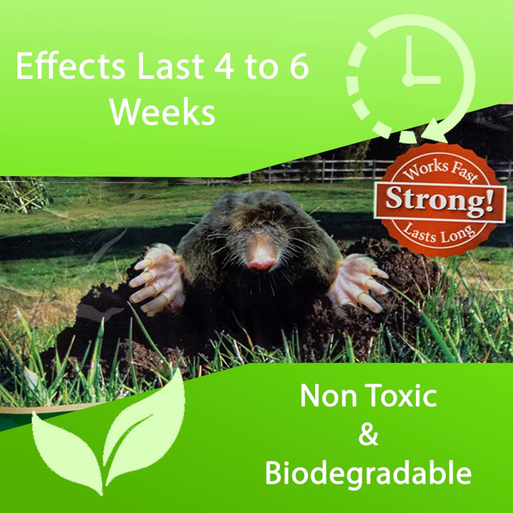 Repellex Mole and Gopher All Natural Rodent Repellent Granules for Lawn