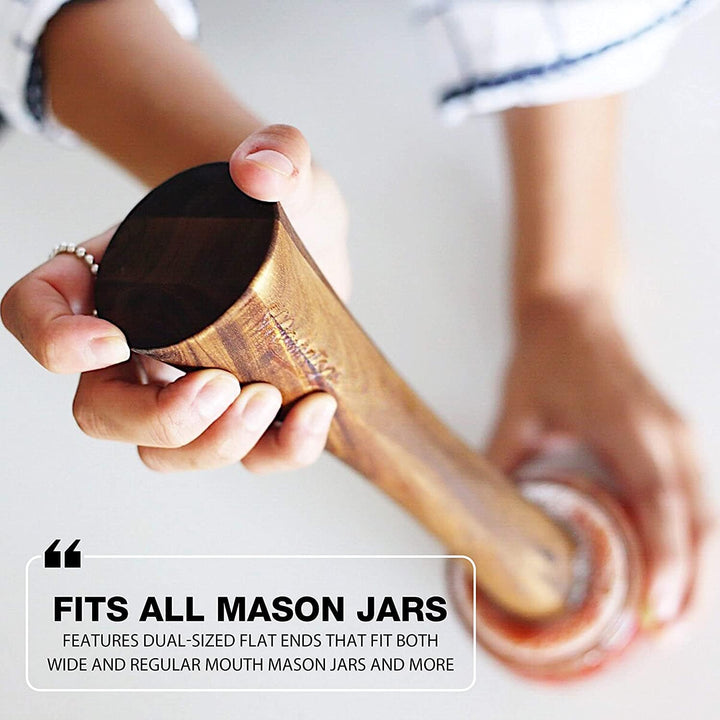 Masontops Acacia Wood Pickle Packer / Tamper