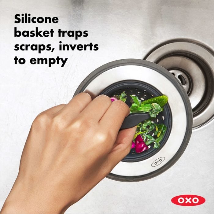 Silicone Sink Strainer and Drain Stopper by Oxo Good Grips