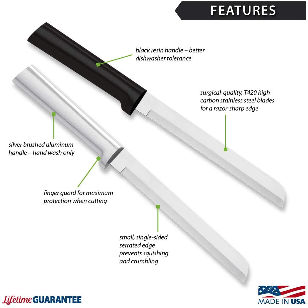 6'' Serrated Bread Knife by Rada Cutlery