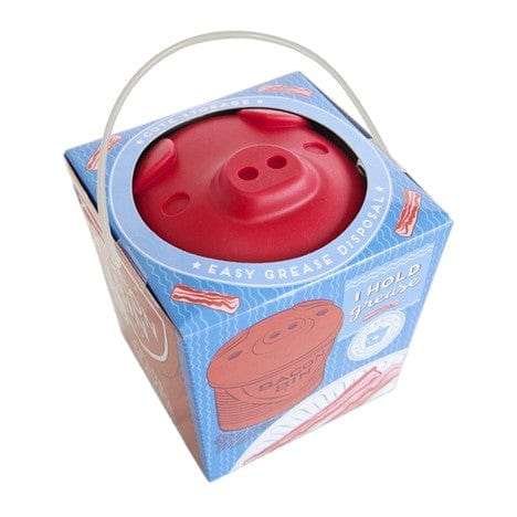 Talisman Bacon Bin silicone bacon grease keeper with removable strainer insert for saving and storing bacon fat