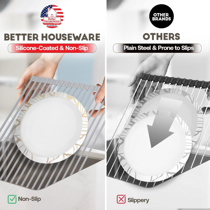 Over-the-Sink Roll-Up Drying Rack by Better Houseware