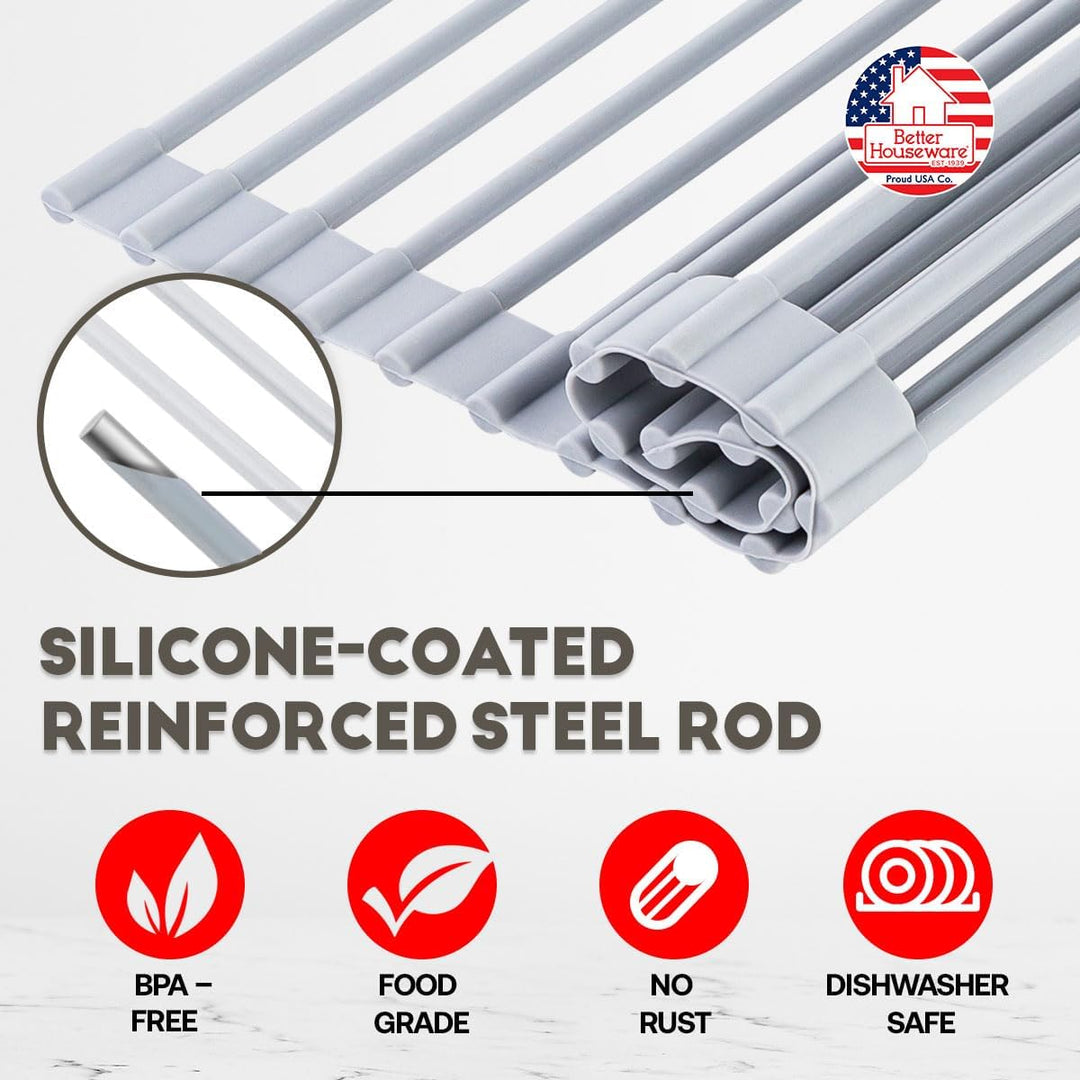 Over-the-Sink Roll-Up Drying Rack by Better Houseware