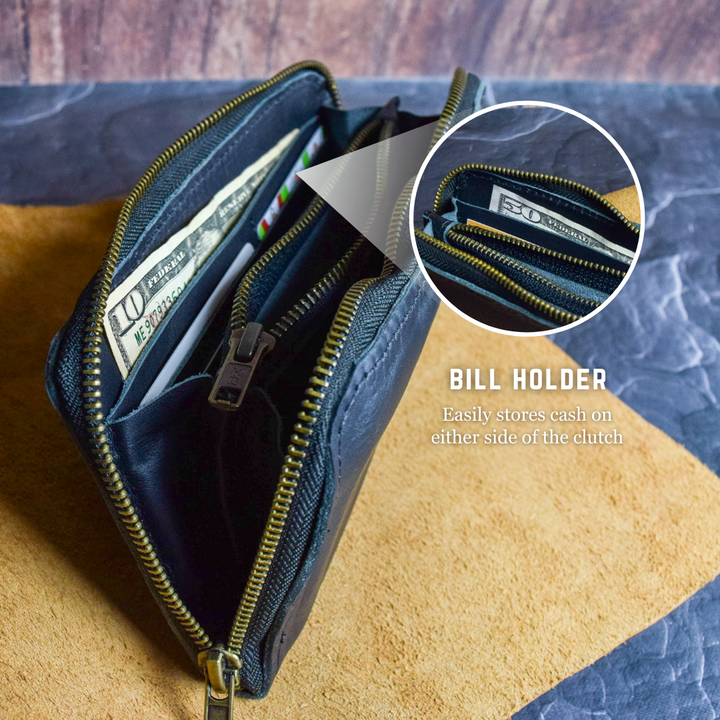 Black Leather Wallet