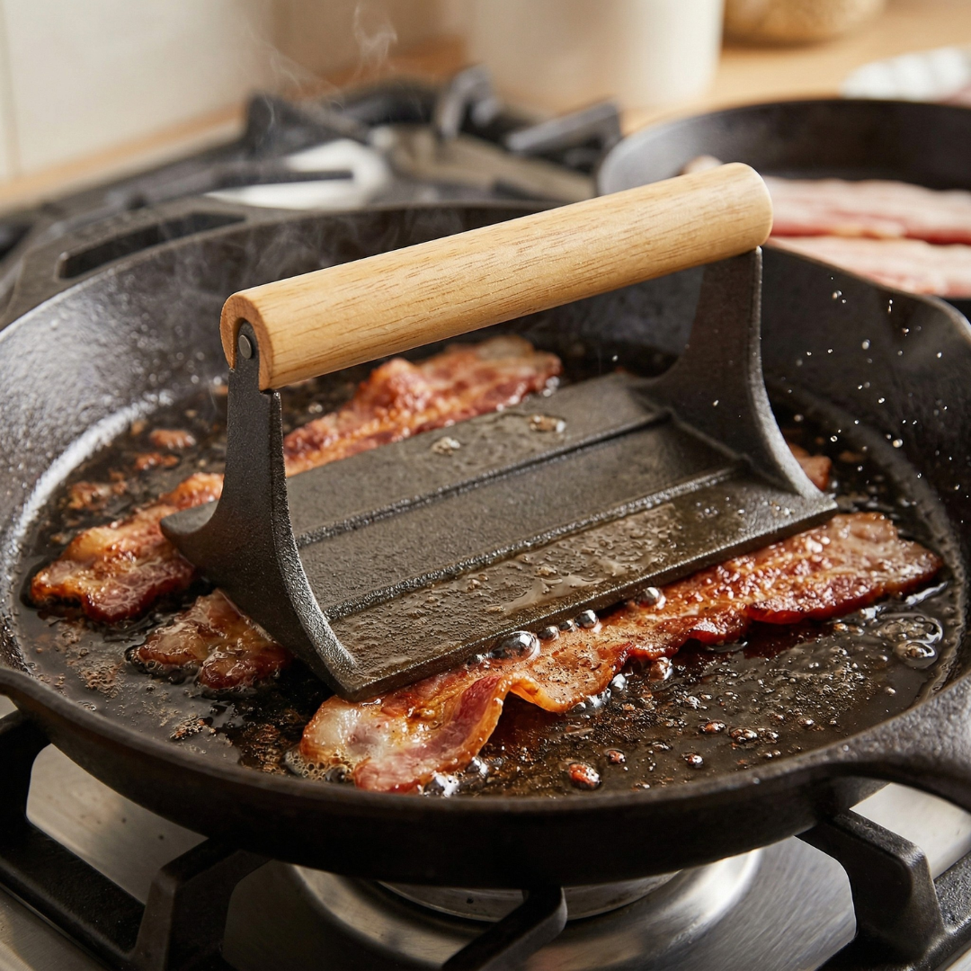 Cast Iron Bacon Grill / Press by Norpro