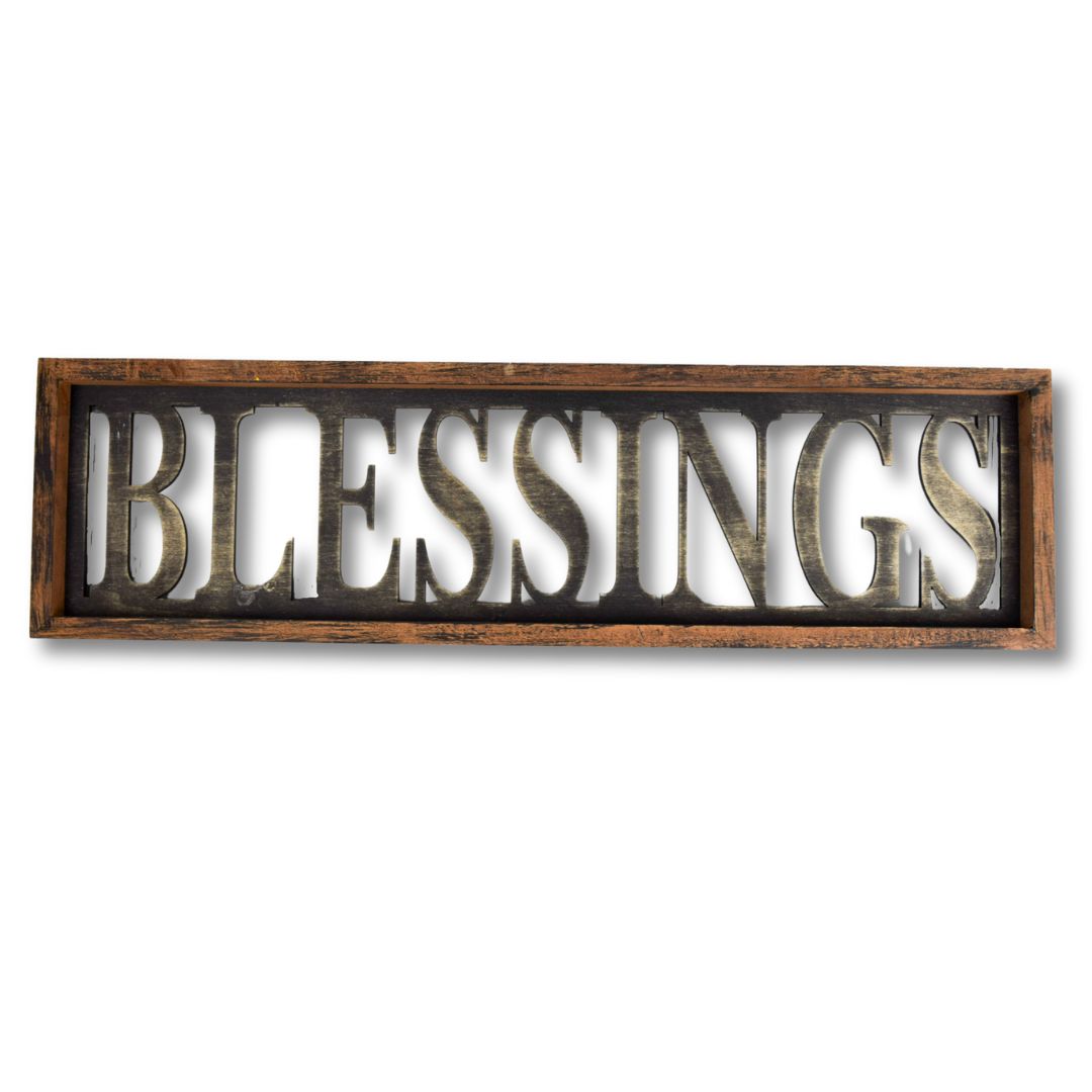 Blessings Framed Sign by CWI