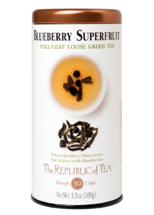Blueberry Green Full-Leaf Loose Tea by The Republic of Tea