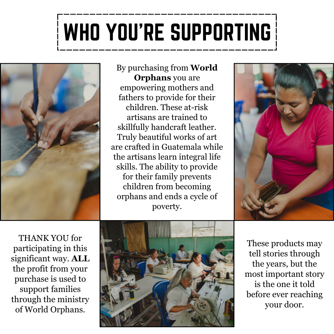 leather artisans of world orphans leather