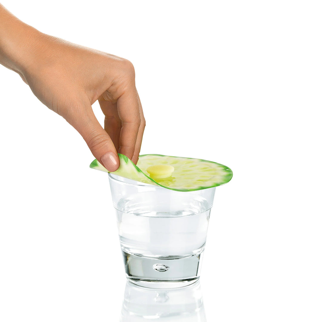 Silicone lime drink cover