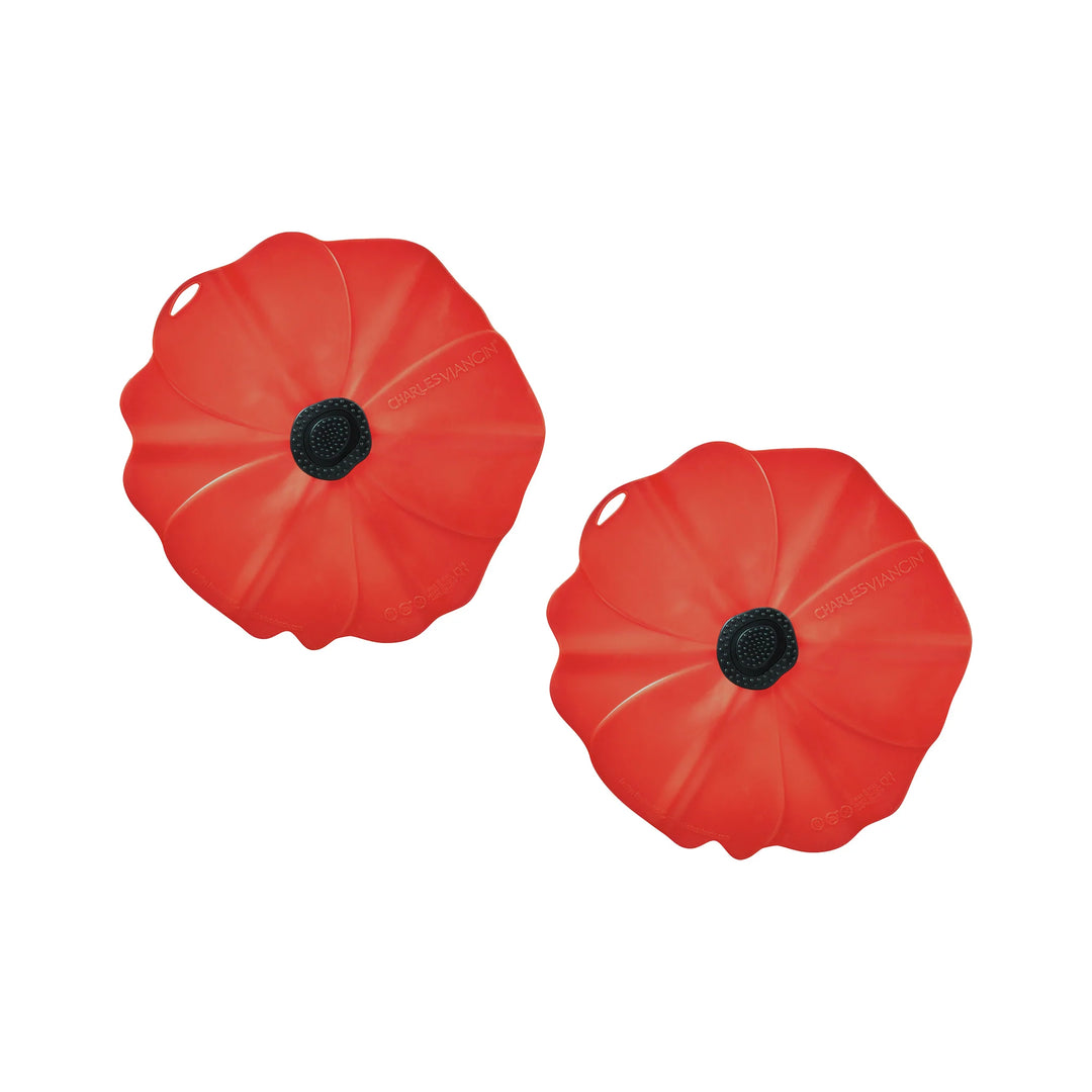 Charles Viancin Charles Viancin Poppy Drink Covers - 4 inch - Set of 2