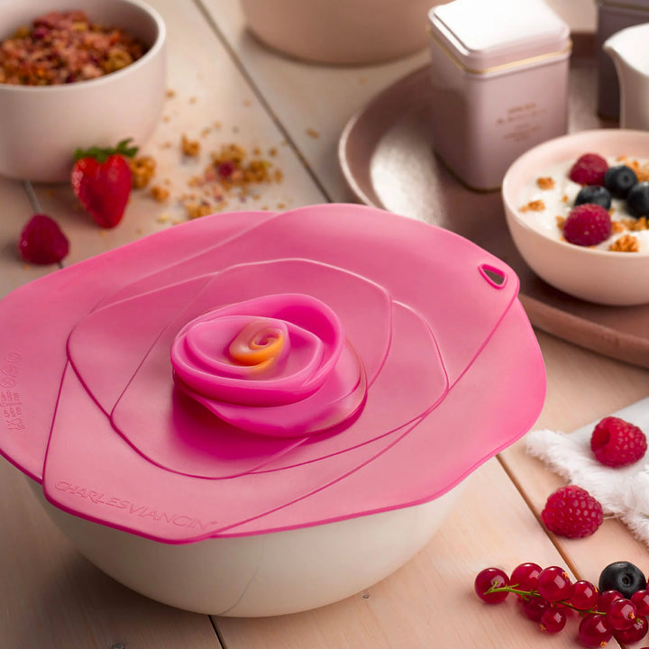 Rose Silicone Lids by Charles Viancin