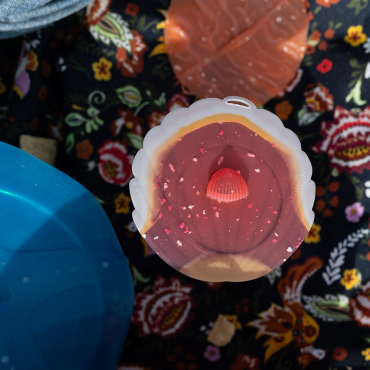 Coral / Shell Drink Covers by Charles Viancin