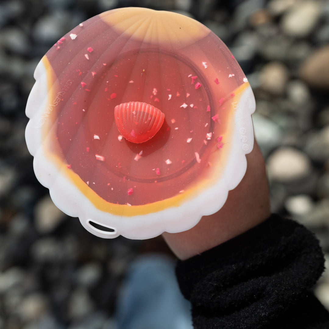 Coral / Shell Drink Covers by Charles Viancin