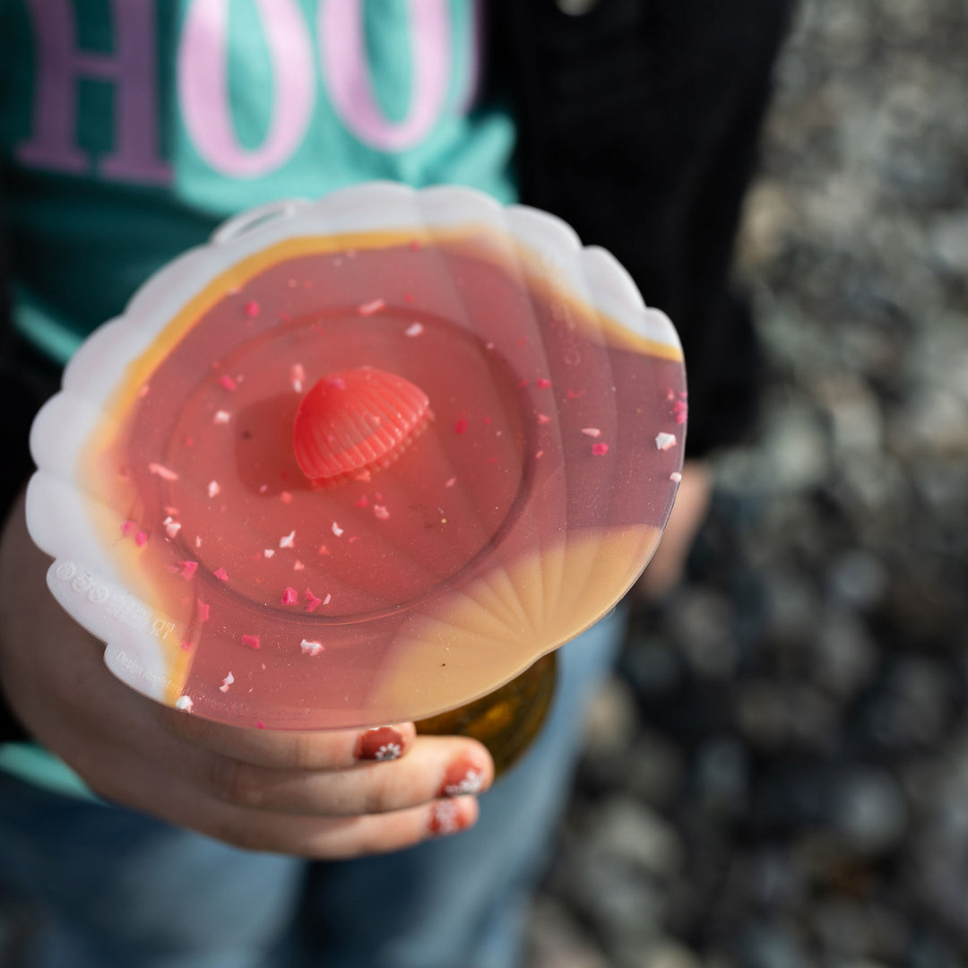 Coral / Shell Drink Covers by Charles Viancin
