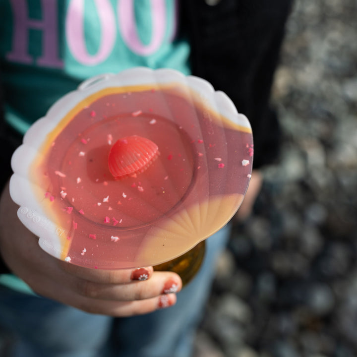 Coral / Shell Drink Covers by Charles Viancin