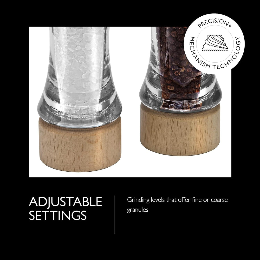 Cole & Mason 6.5 Beech Wood Salt and Pepper Mill Gift Set