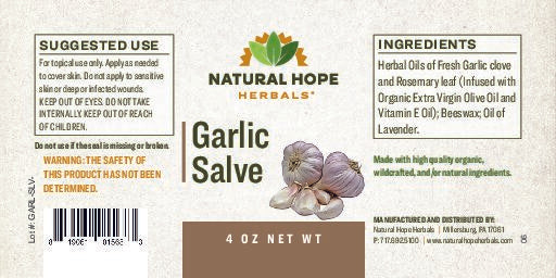 Garlic Salve by Natural Hope Herbals
