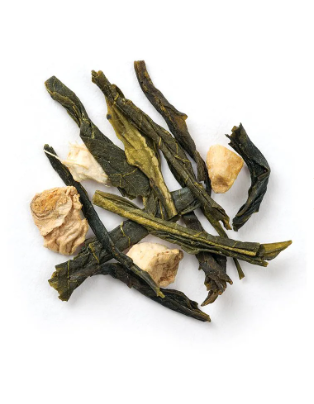 Ginger Peach Full-Leaf Loose Green Tea by The Republic of Tea