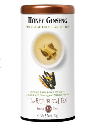 Honey Ginseng Full-Leaf Loose Green Tea by The Republic of Tea