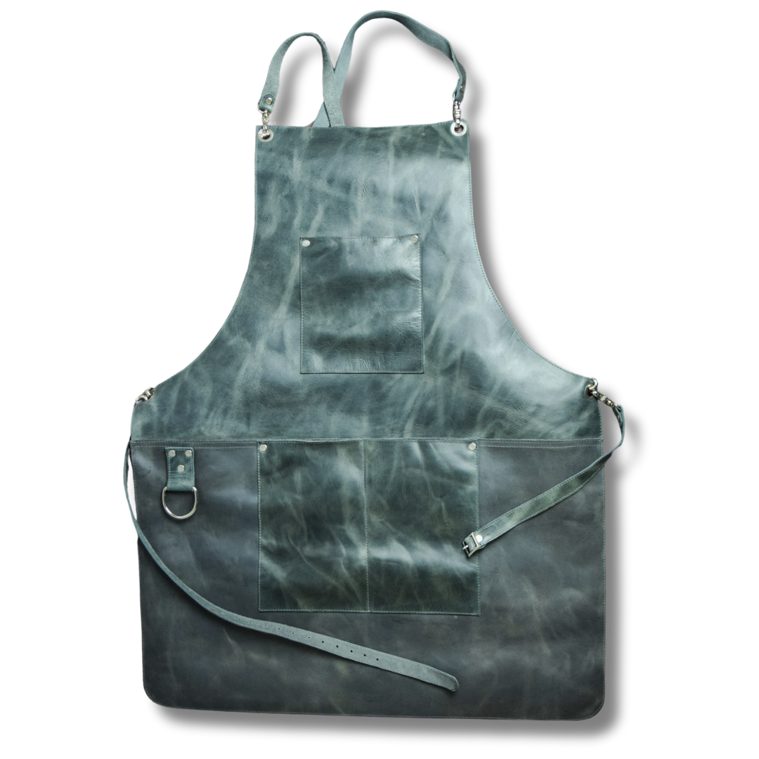 Orphan Apron Genuine Leather Unisex Apron w/ Cross Back Straps by World Orphans ...