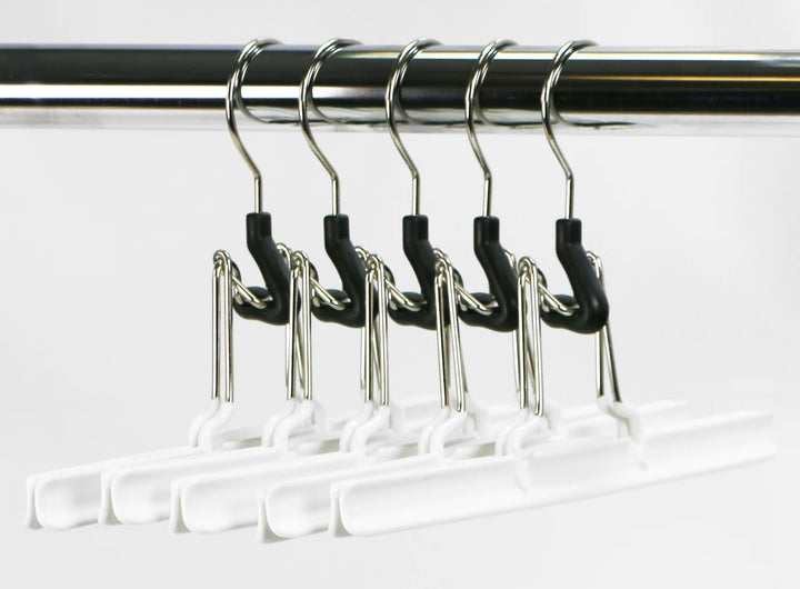 Mawa Pant Clamp Hanger, Set of 5 - Silver or White