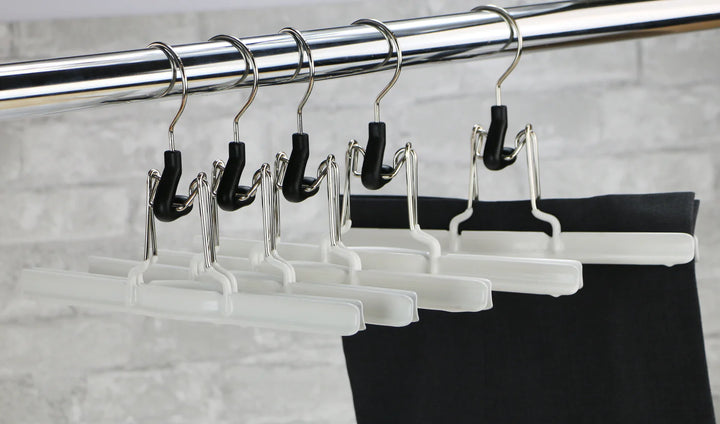 Mawa Pant Clamp Hanger, Set of 5 - Silver or White