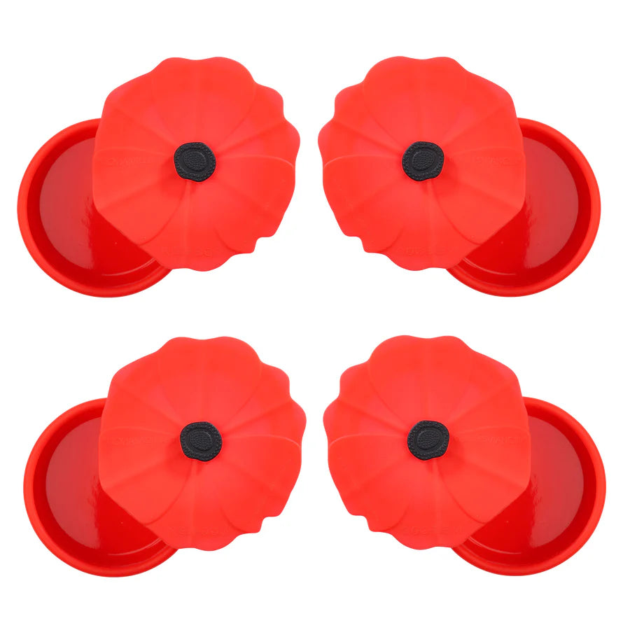 Poppy Silicone Storage Containers Set of 4  by Charles Viancin