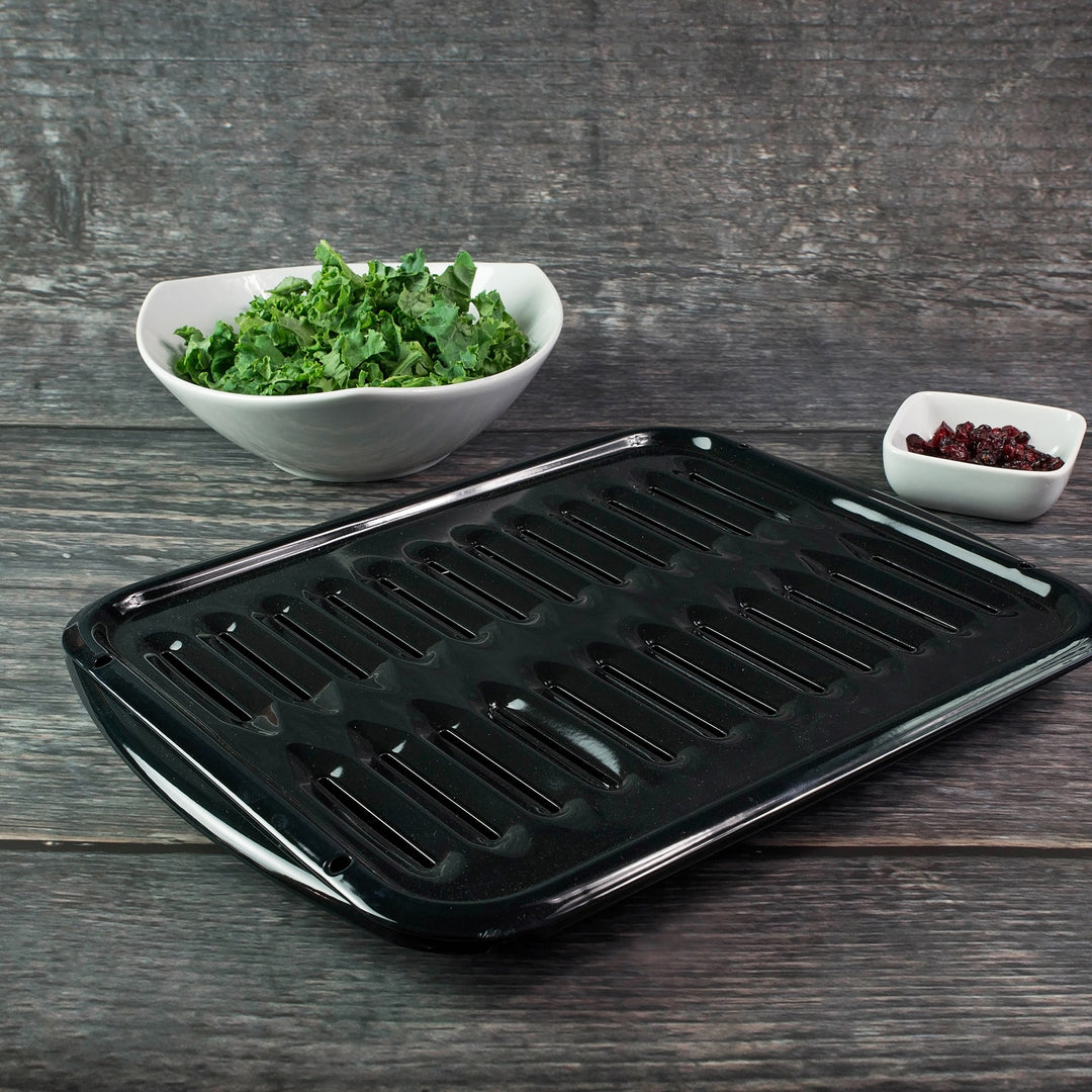 Range Kleen  2-Piece Heavy Duty Porcelain Full Size Broiler Pan & Grill