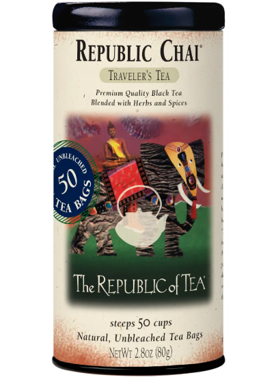 Republic Chai Black Tea Bags by The Republic of Tea