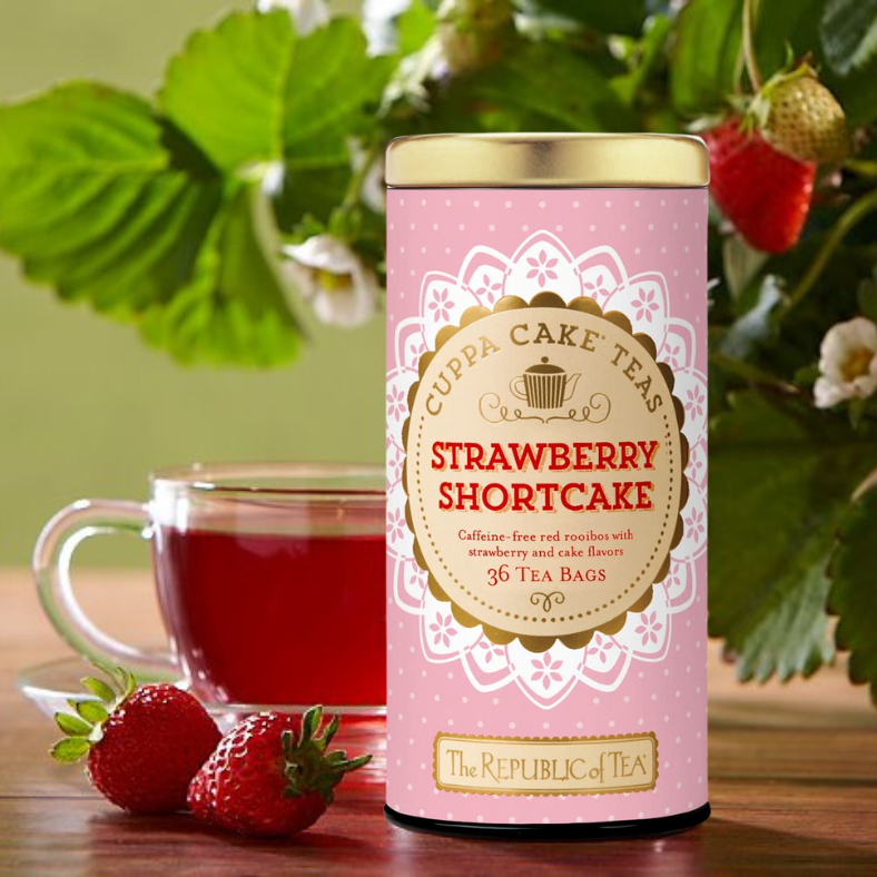 Strawberry Shortcake Rooibos Tea Bags by Republic of Tea