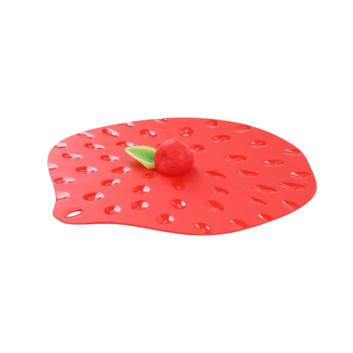 9 inch Strawberry Universal Silicone Lid by Charles Viancin