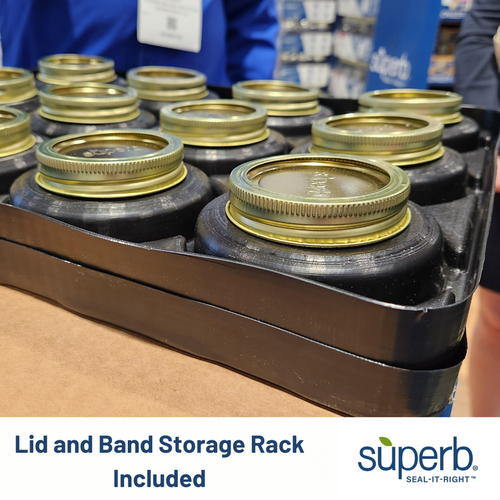 Superb Lids and Band Storage Rack