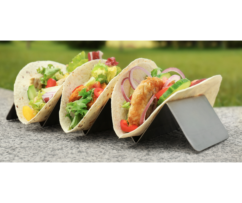 Stainless Steel Taco Rack Set by Norpro