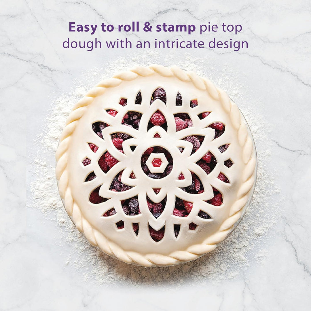 Pie Top Dough Cutter Mandala Design by Talisman