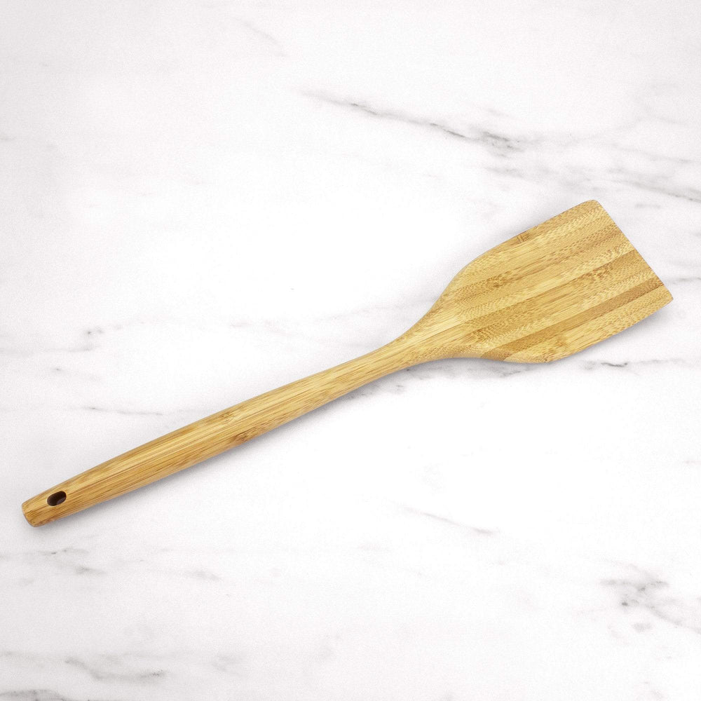 Charles Viancin Silicone Spatula - Wood Handle - Lemon Design