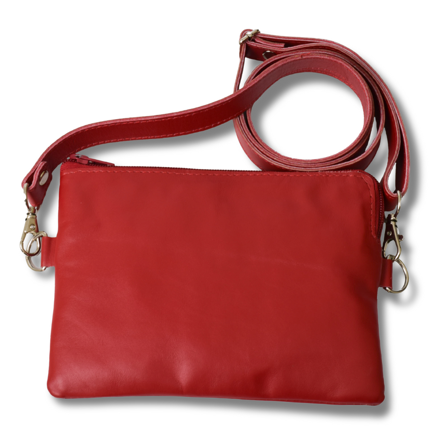 small leather crossbody purse