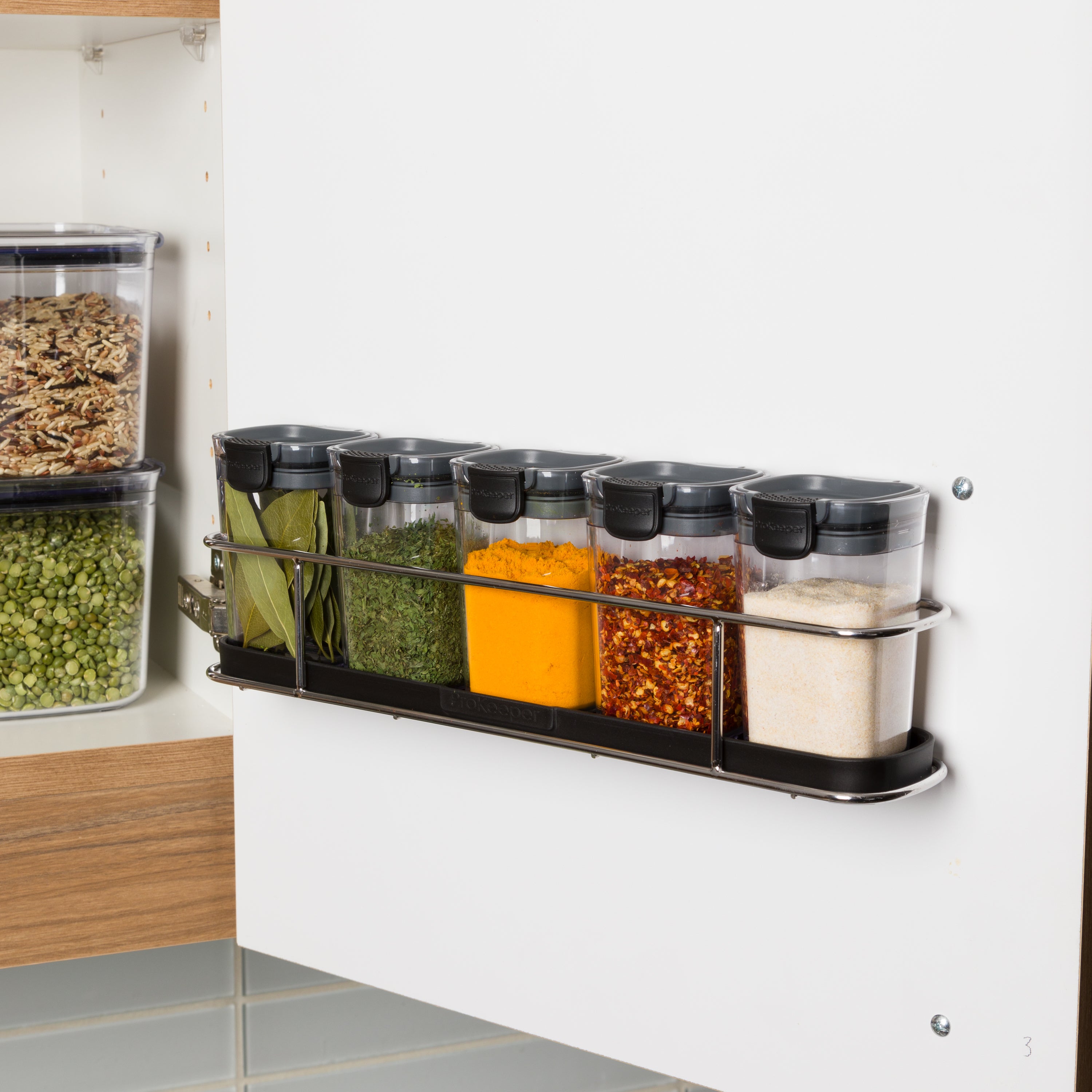 Procook Spice Rack 6 Piece Spice Rack ProKeeper+ Set by Progressive – Kooi Housewares