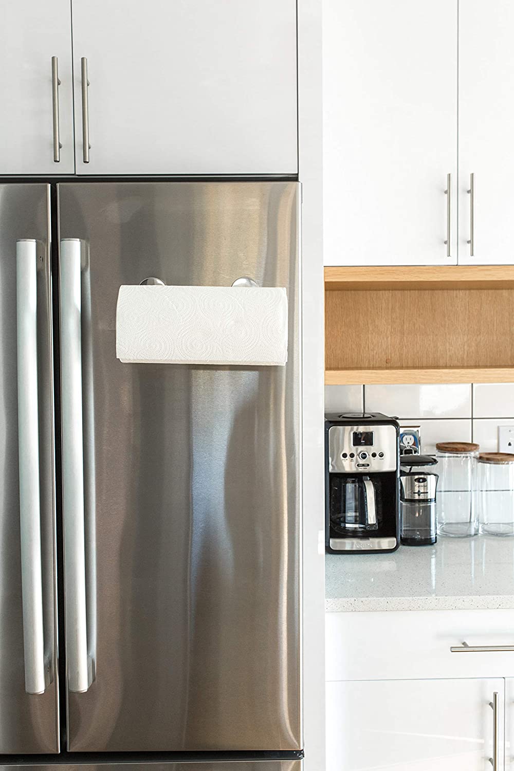 Magnetic Paper Towel Holder For Refrigerator Kitchen Fridge Metal Cabinet  Grill