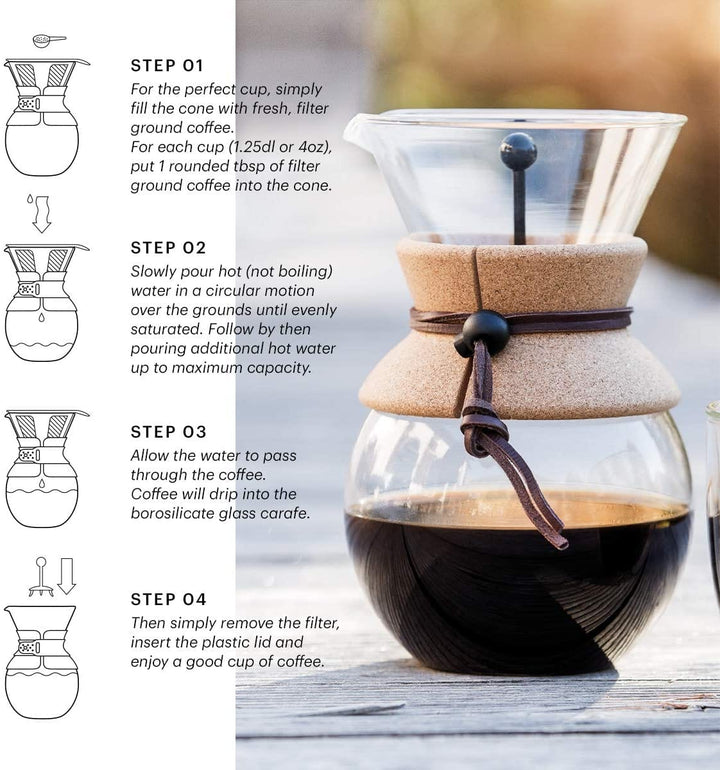 Bodum Bodum Pour Over Coffee Maker with Permanent Filter