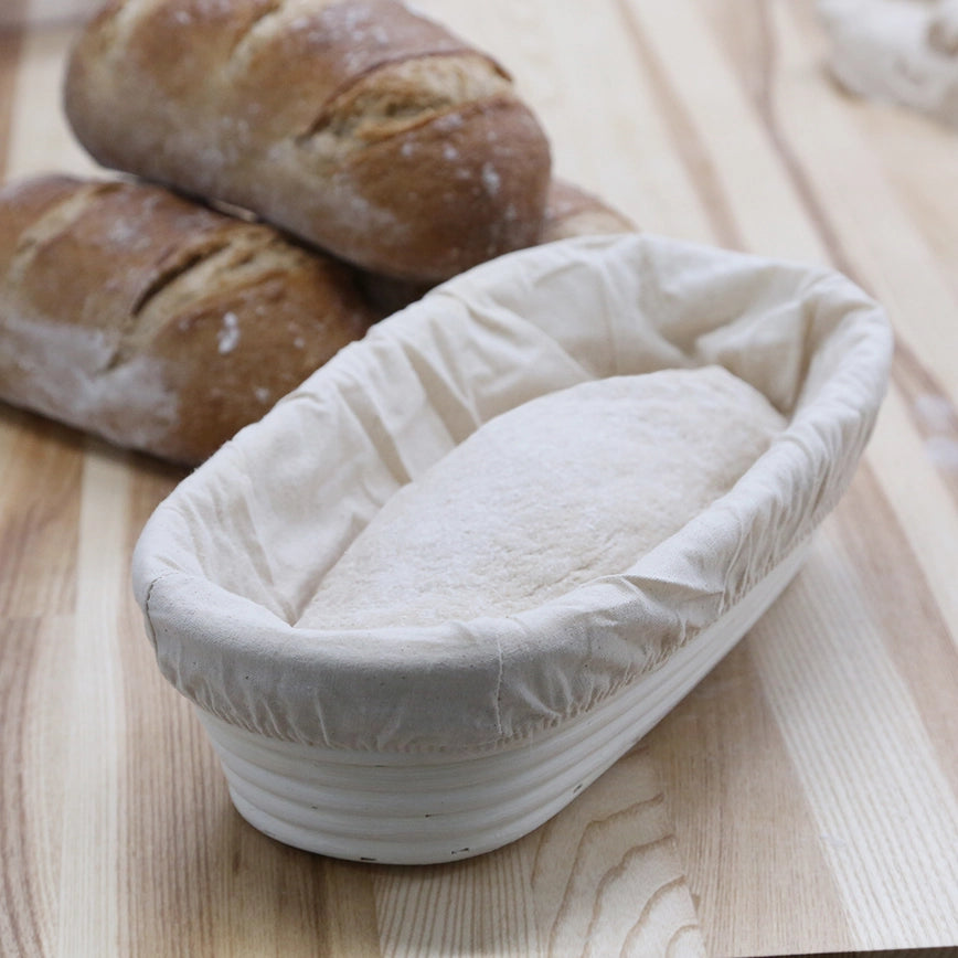 Bread Making Accessories Breadtopia Oblong Rattan Banneton Proofing Basket